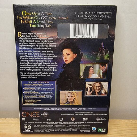DVD Once Upon A Time Complete First Season SEALED w/ outter sleeve - Picture 2 of 2